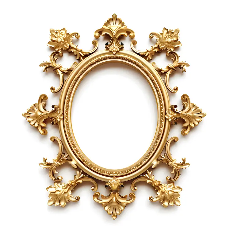Elegant Gold Ornate Frame
