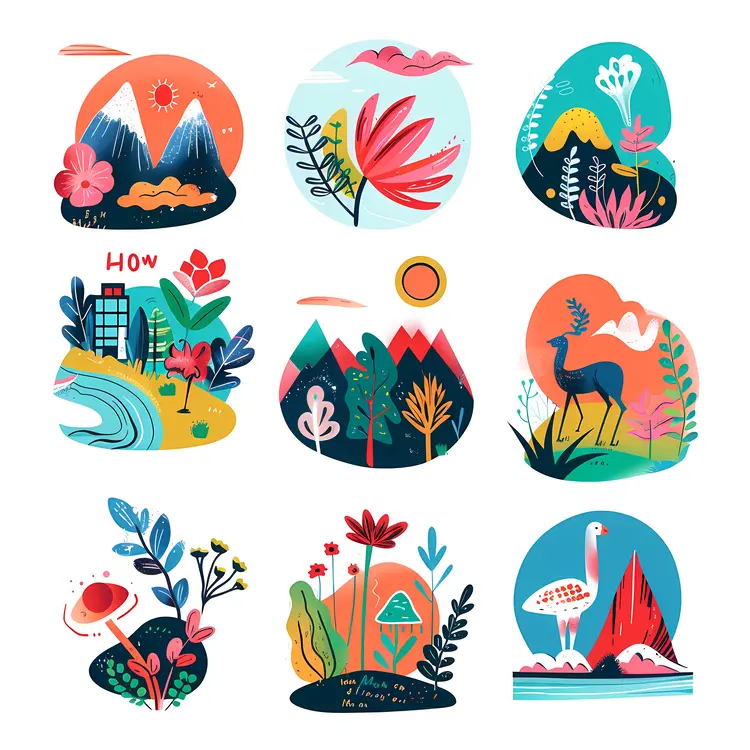 Colorful Nature Scenes