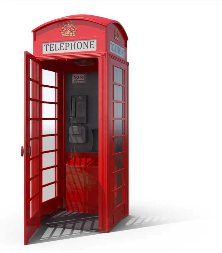Classic Red Telephone Booth