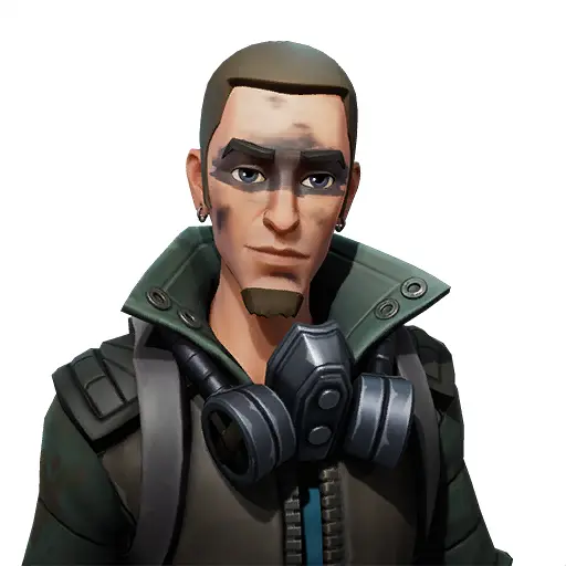 Cartoon Game Character with Face Paint