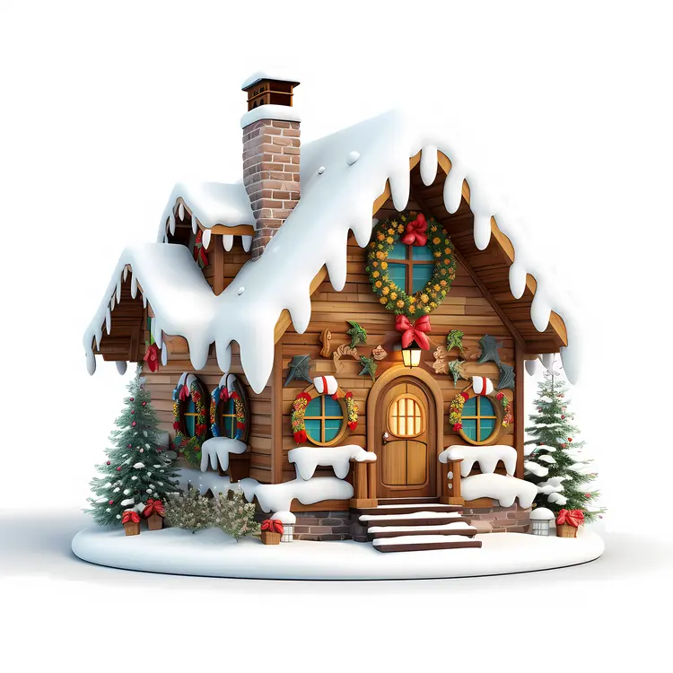 Small cute doodle house