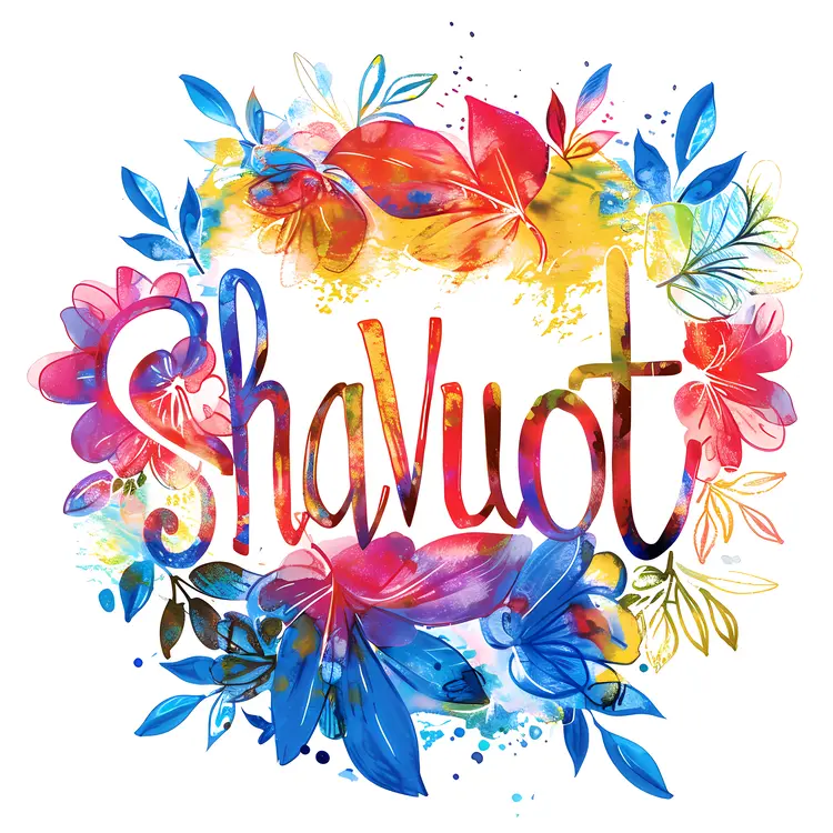 Colorful Shavuot Floral Decoration