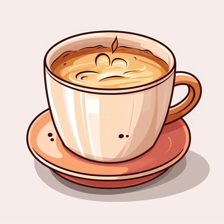 Cup of Coffee with Latte Art