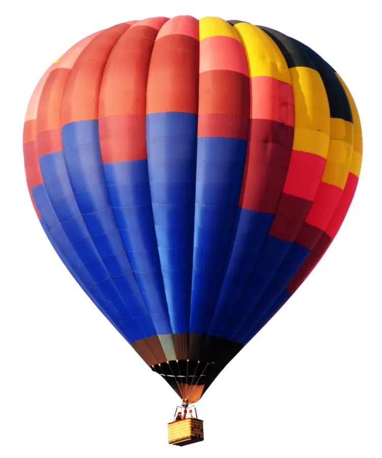 Colorful Hot Air Balloon in the Sky