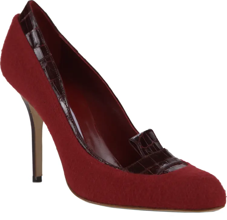 Elegant Red High Heel Shoe for Formal Events