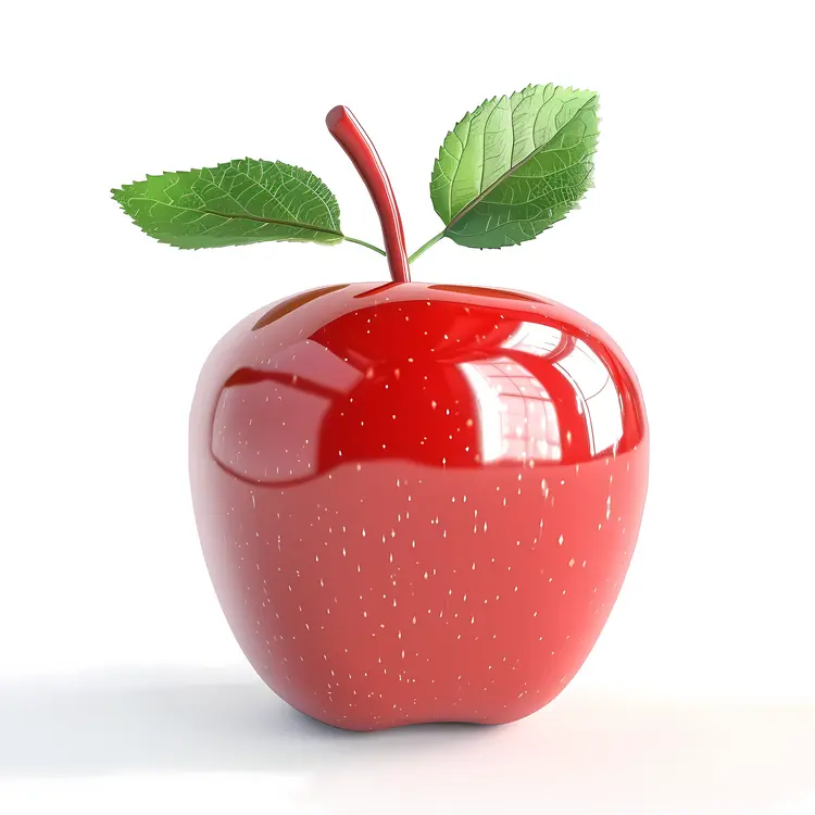 Shiny Red Apple