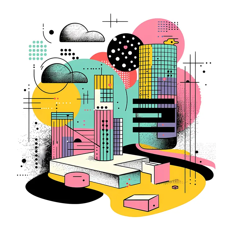 Colorful Geometric Abstract Art