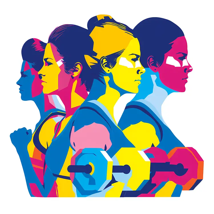 Group of Women Exercising