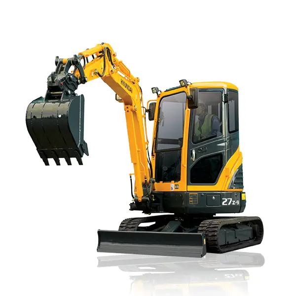 Yellow Excavator at Worksite