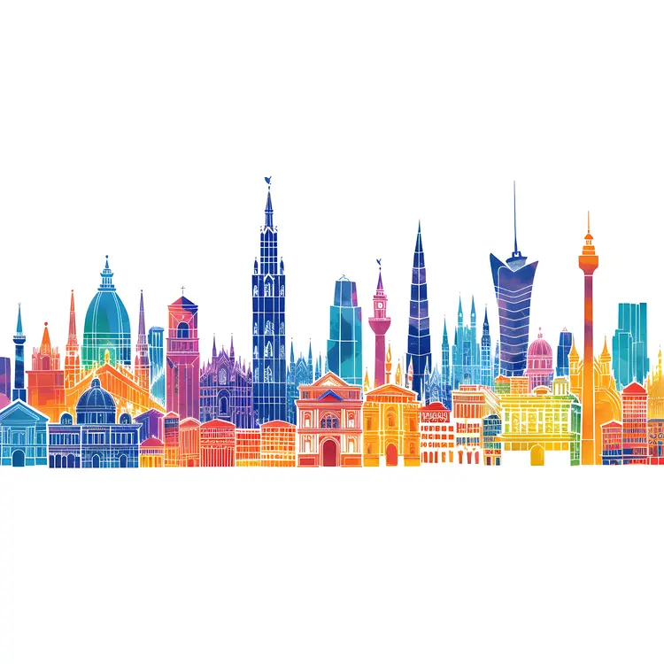 Vibrant Milan Cityscape