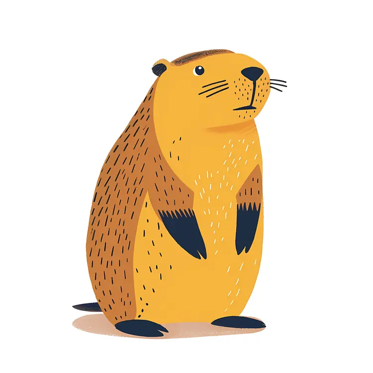 Cute Animal Cartoon Illustration