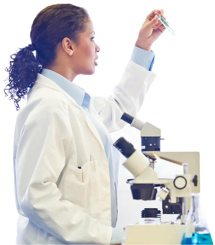 Scientist Working in Lab