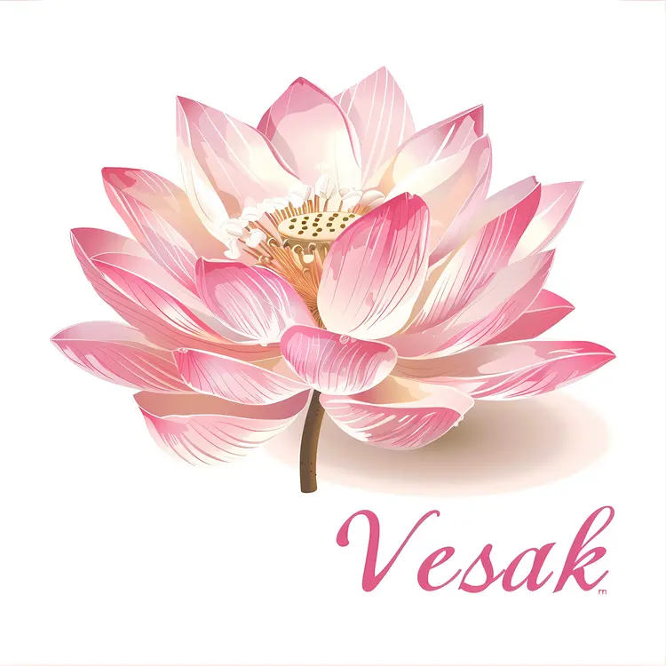 Pink Lotus Flower for Vesak