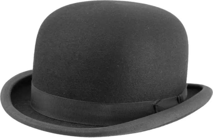 Classic Black Bowler Hat