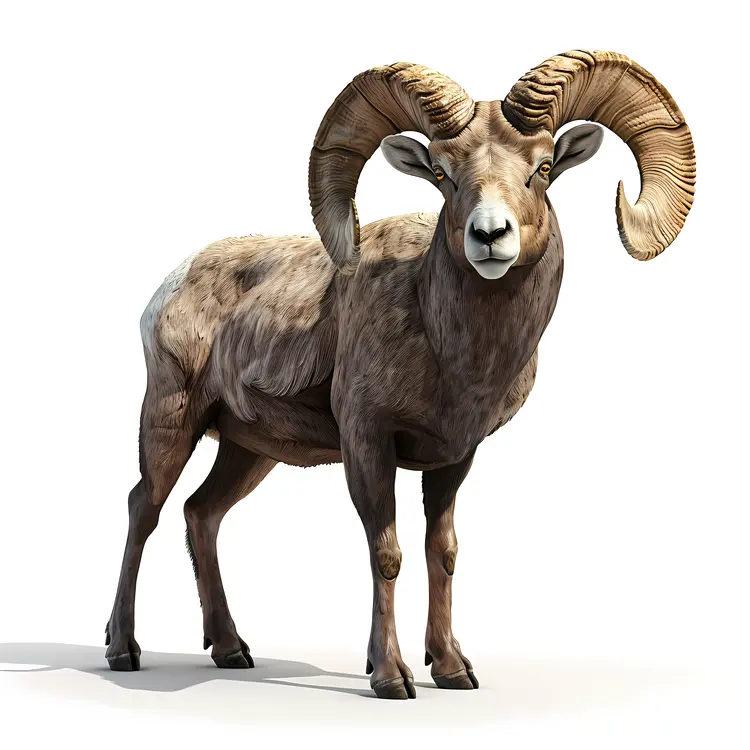 Bighorn Sheep in Natural Habitat
