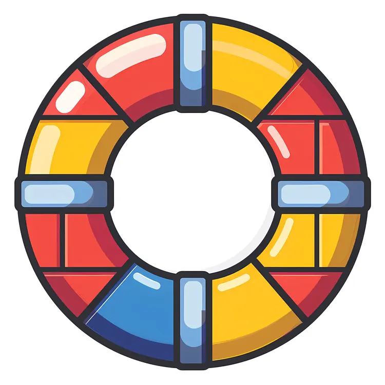 Colorful Lifebuoy