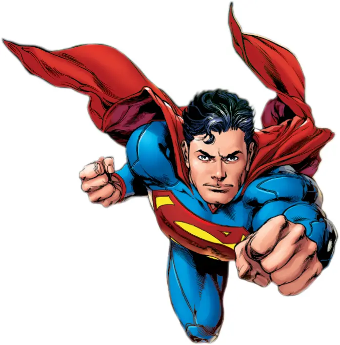 Superhero in Action with Red Cape