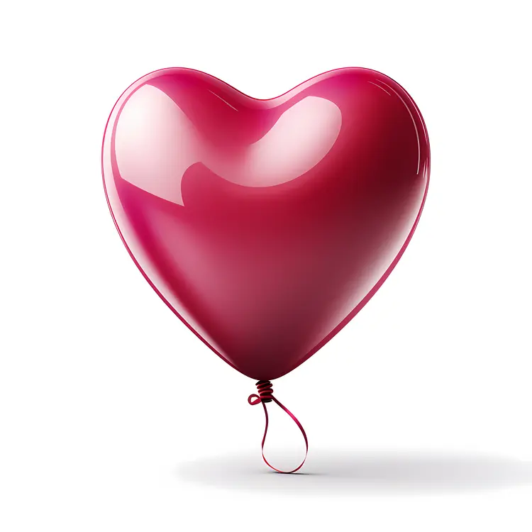 Red Heart Balloon