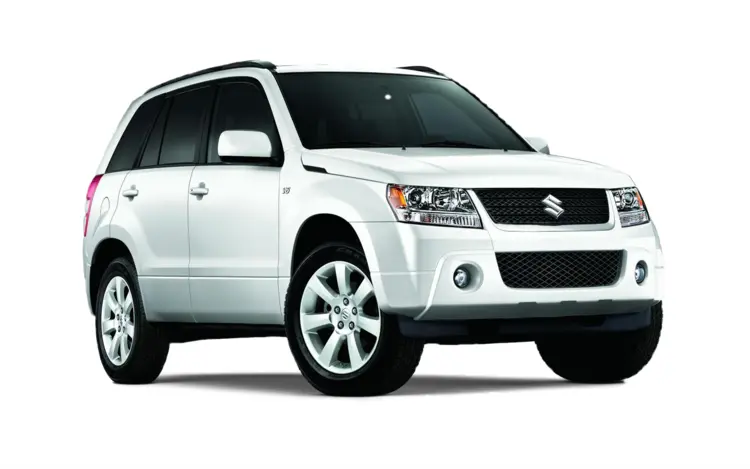 White Suzuki SUV for Family Travel
