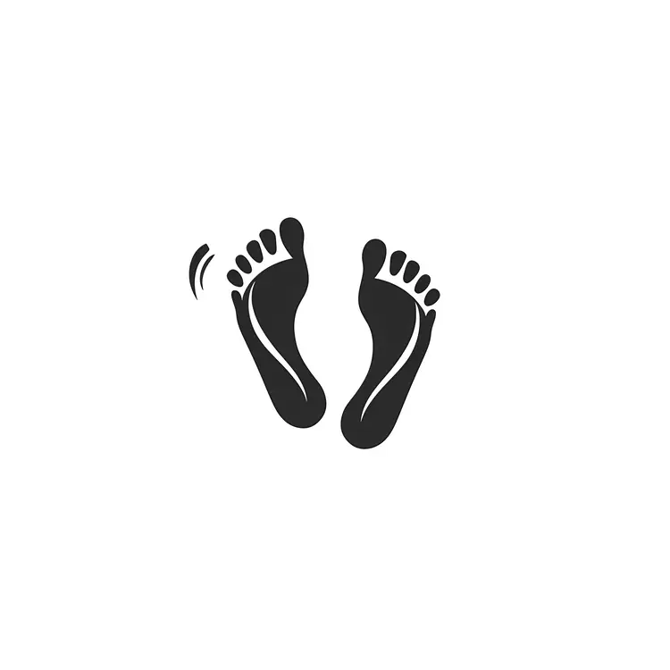 Walking Footprints Symbol