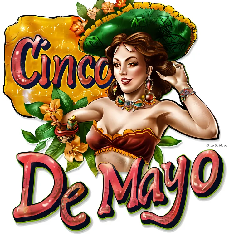 Cinco de Mayo Celebration with Woman