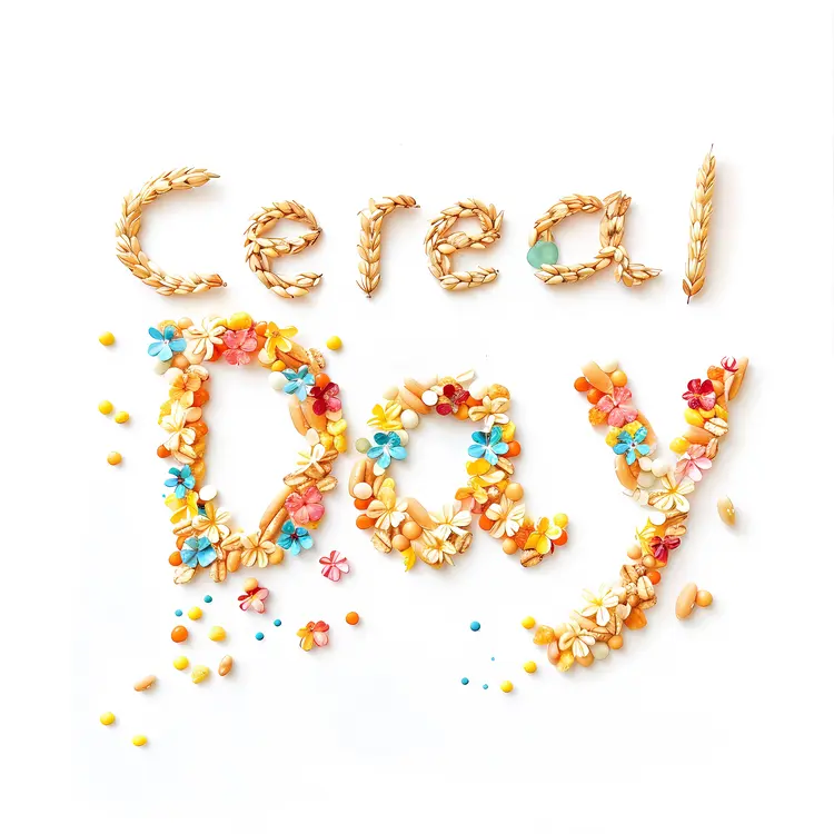 Cereal Day Celebration Text