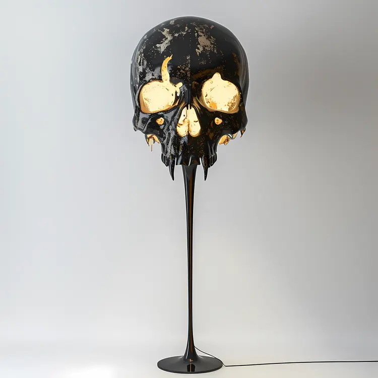 Spooky Skull Lamp