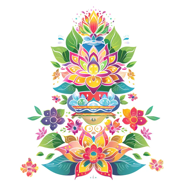 Decorative Lotus Flowers
