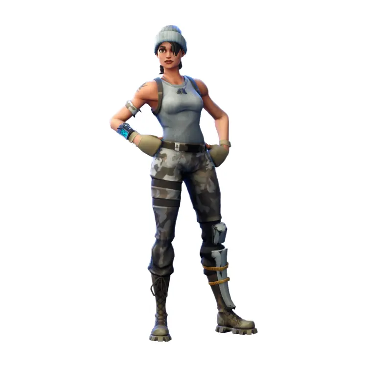 Standing Character in Fortnite