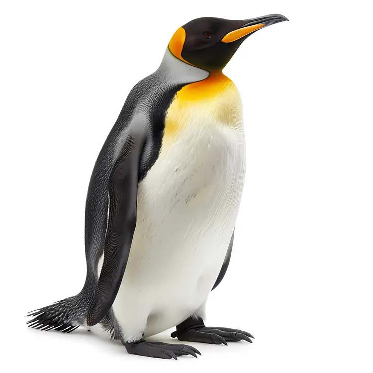Realistic King Penguin