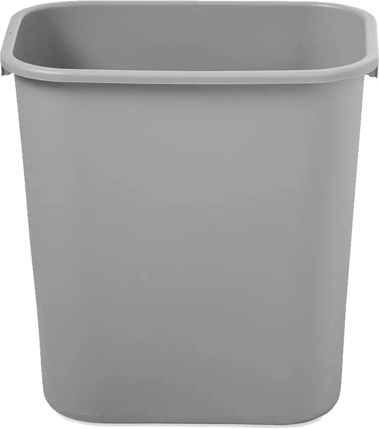 Gray Trash Can for Waste Management