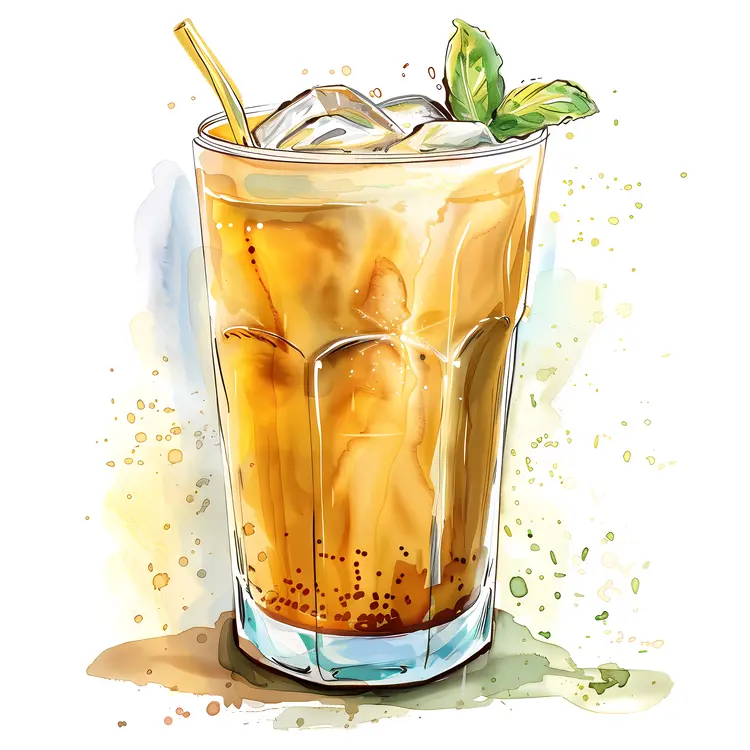 Refreshing Iced Tea with Mint