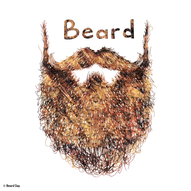 Beard Day Celebration with Textured Beard