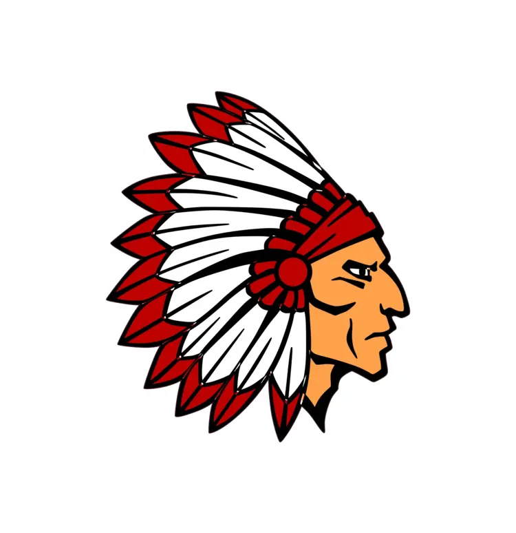 Profile View of Feather Headdress