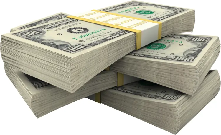 Stacks of Hundred Dollar Bills