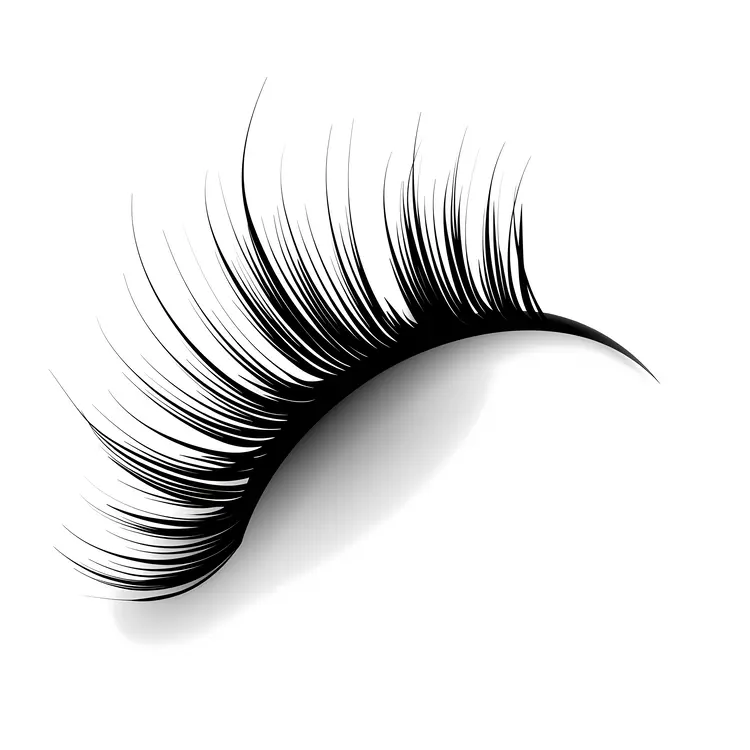 Single Eyelash Illustration