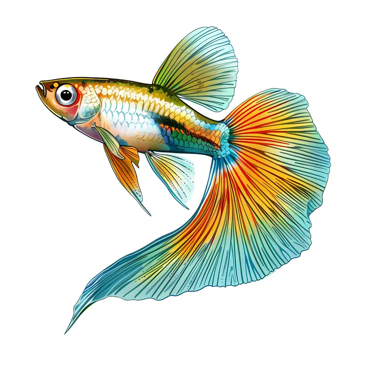 Colorful Fish Illustration