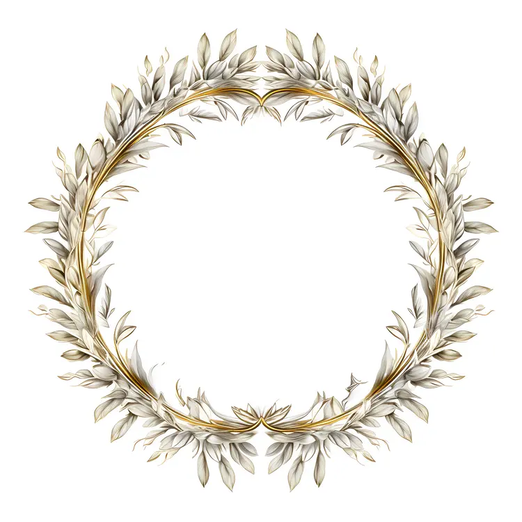 Golden and Silver Wreath
