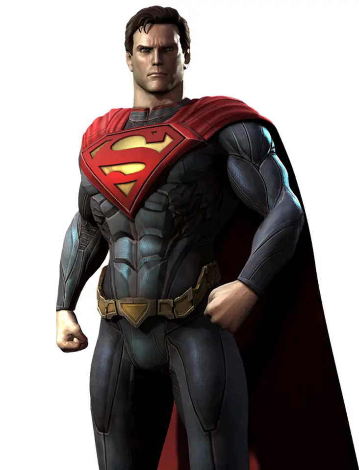 Modern Superman in Black Suit
