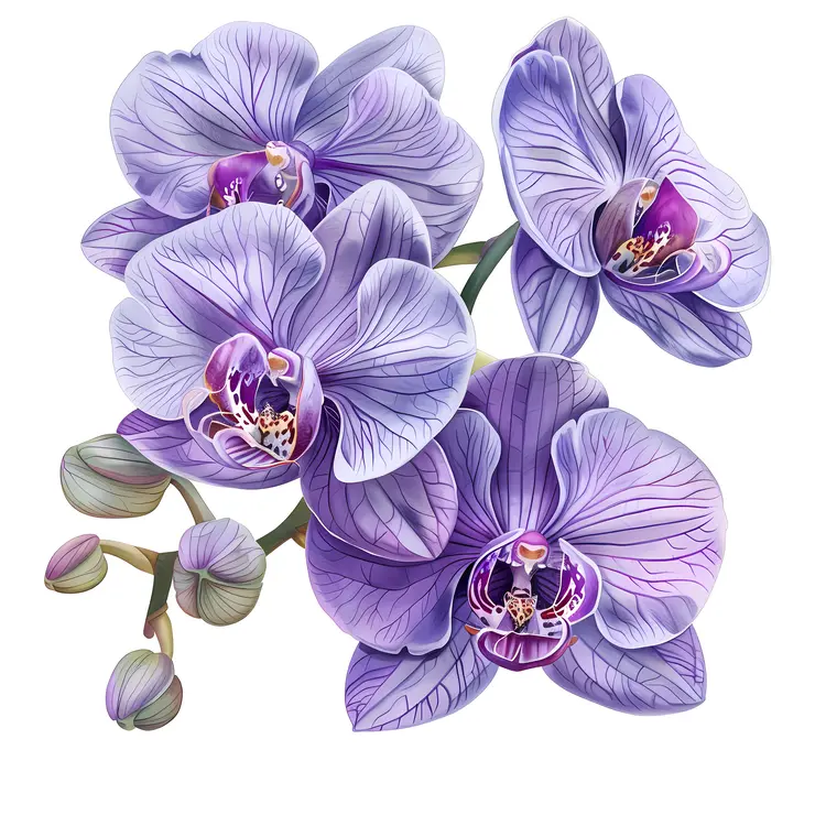 Beautiful Purple Orchids