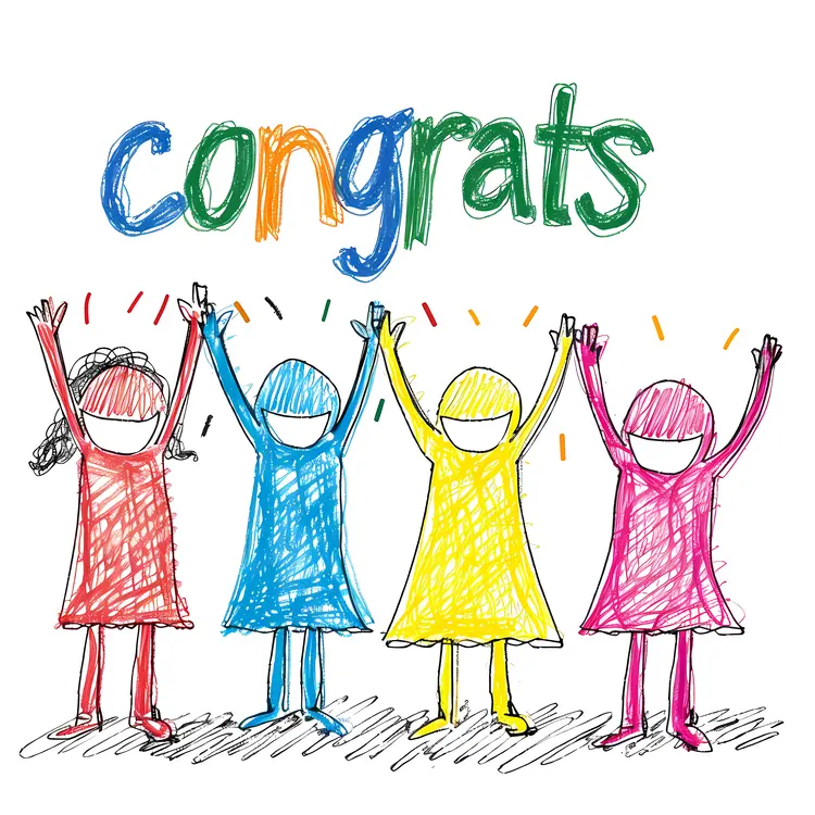 Congrats Celebration with Doodle People