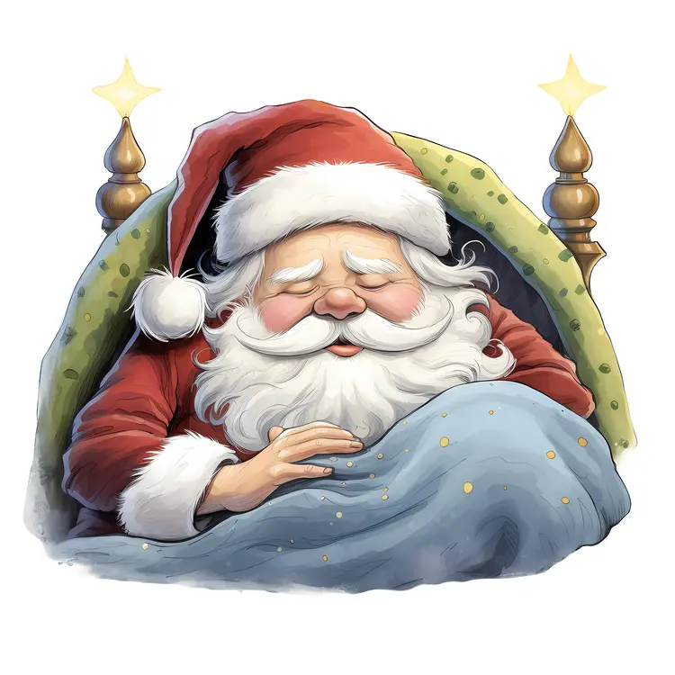 Santa Claus Sleeping