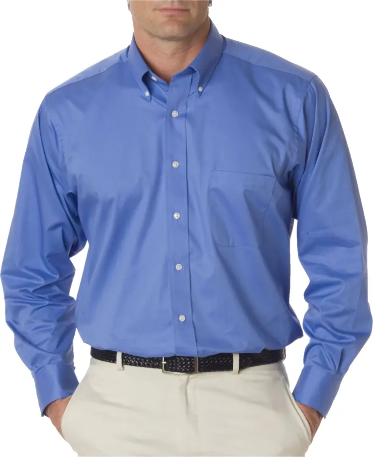 Blue Button-up Formal Shirt