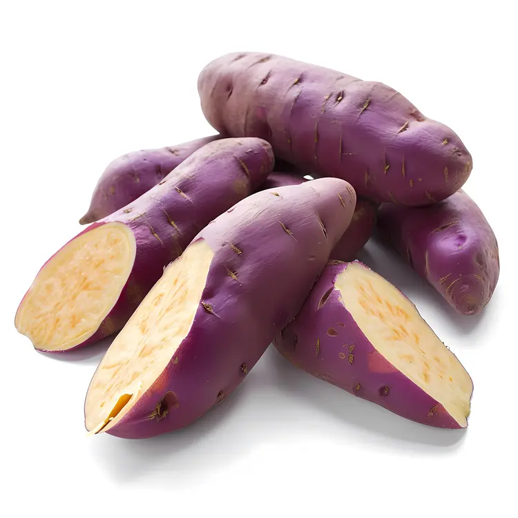 Fresh Purple Sweet Potatoes