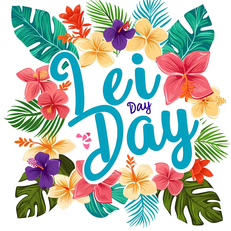 Lei Day Floral Arrangement