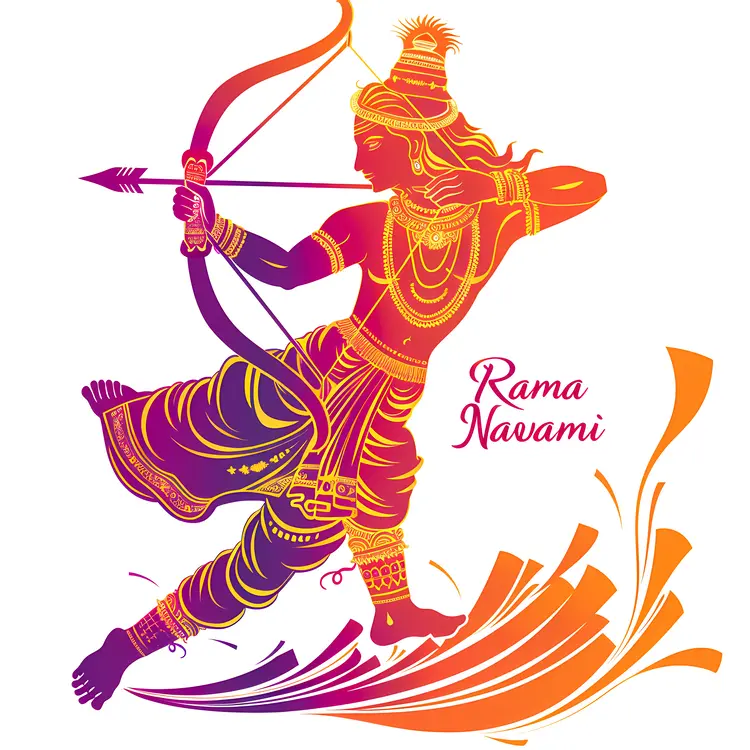 Rama Navami Festival Illustration