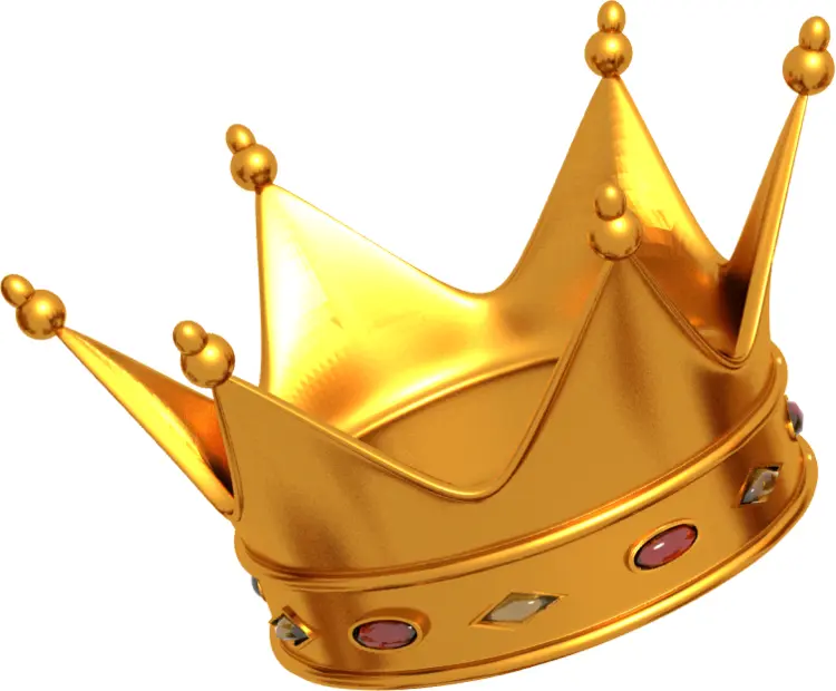 Golden Crown with Jewels
