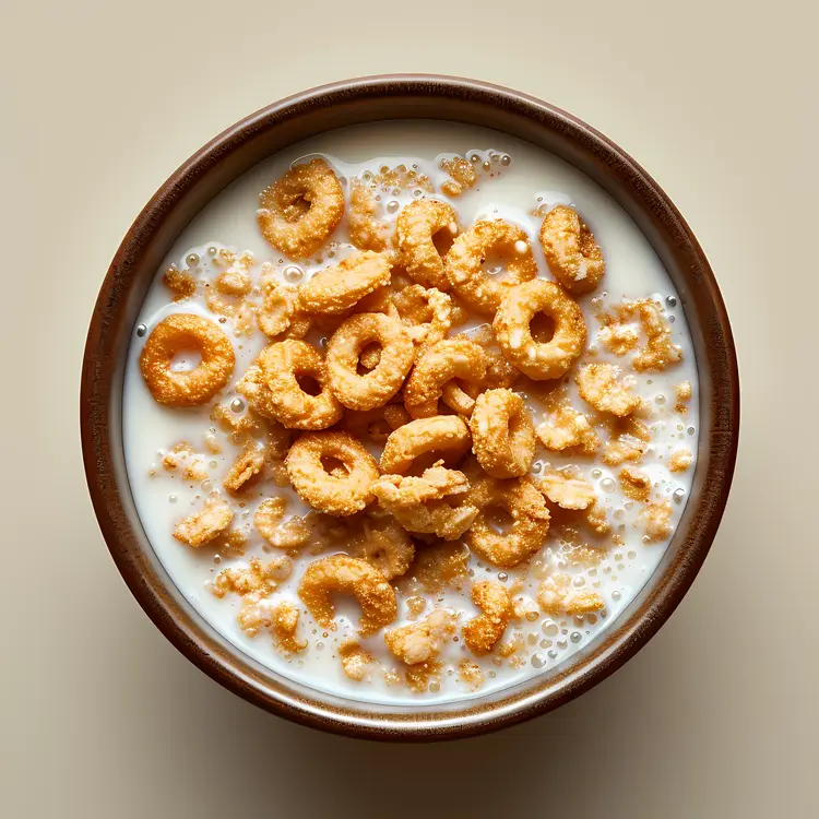 Crunchy Cereal in Milk