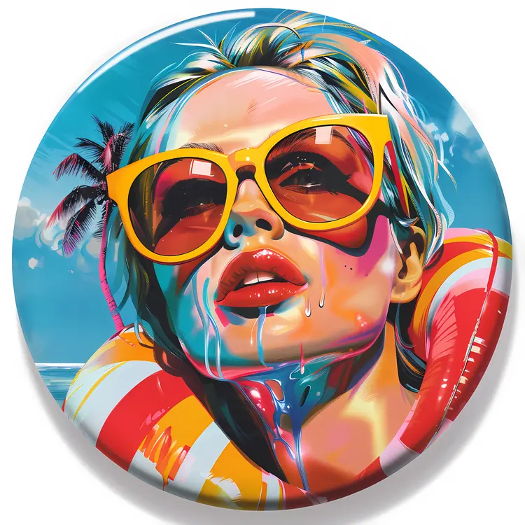 Stylish Woman with Sunglasses