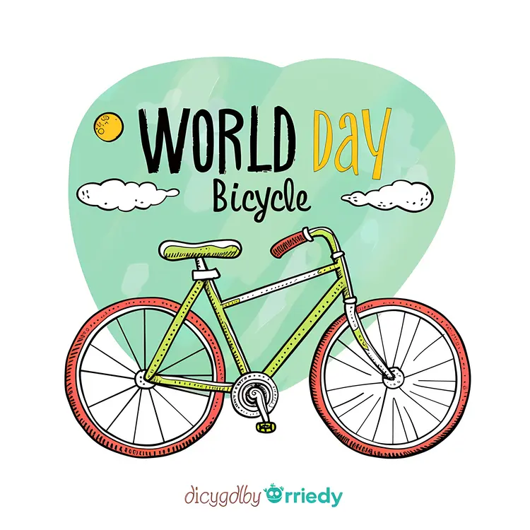 World Bicycle Day Artwork